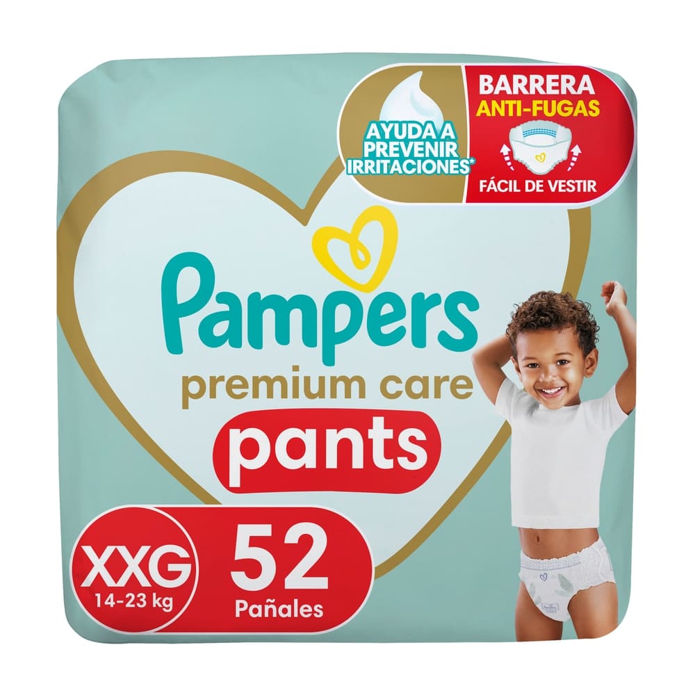 Premium Care Pants Panal Desechable Facil de Vestir Xxg 14-25Kg x52