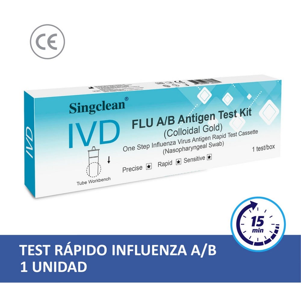 Singclean Ivd Kit Test Influenza Farmacias Cruz Verde