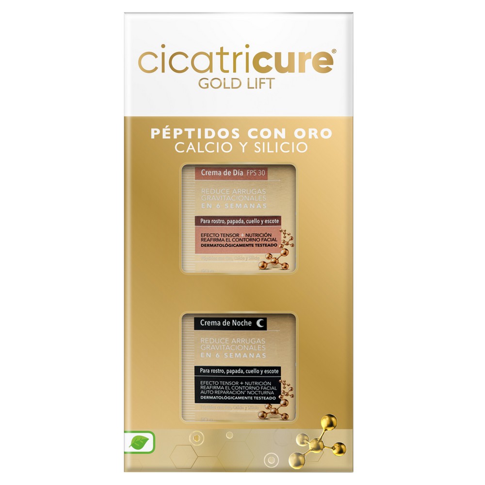 Gold Lift Kit Firmeza Facial Crema Dia Fps30 50gr+Crema Noche 50gr