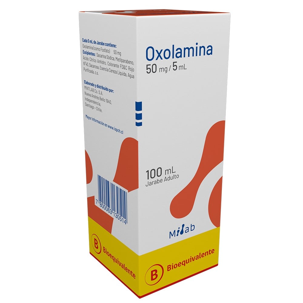 Oxolamina Adulto Oxolamina 50 Mg 5 Ml Jarabe 100 Ml Cruz Verde