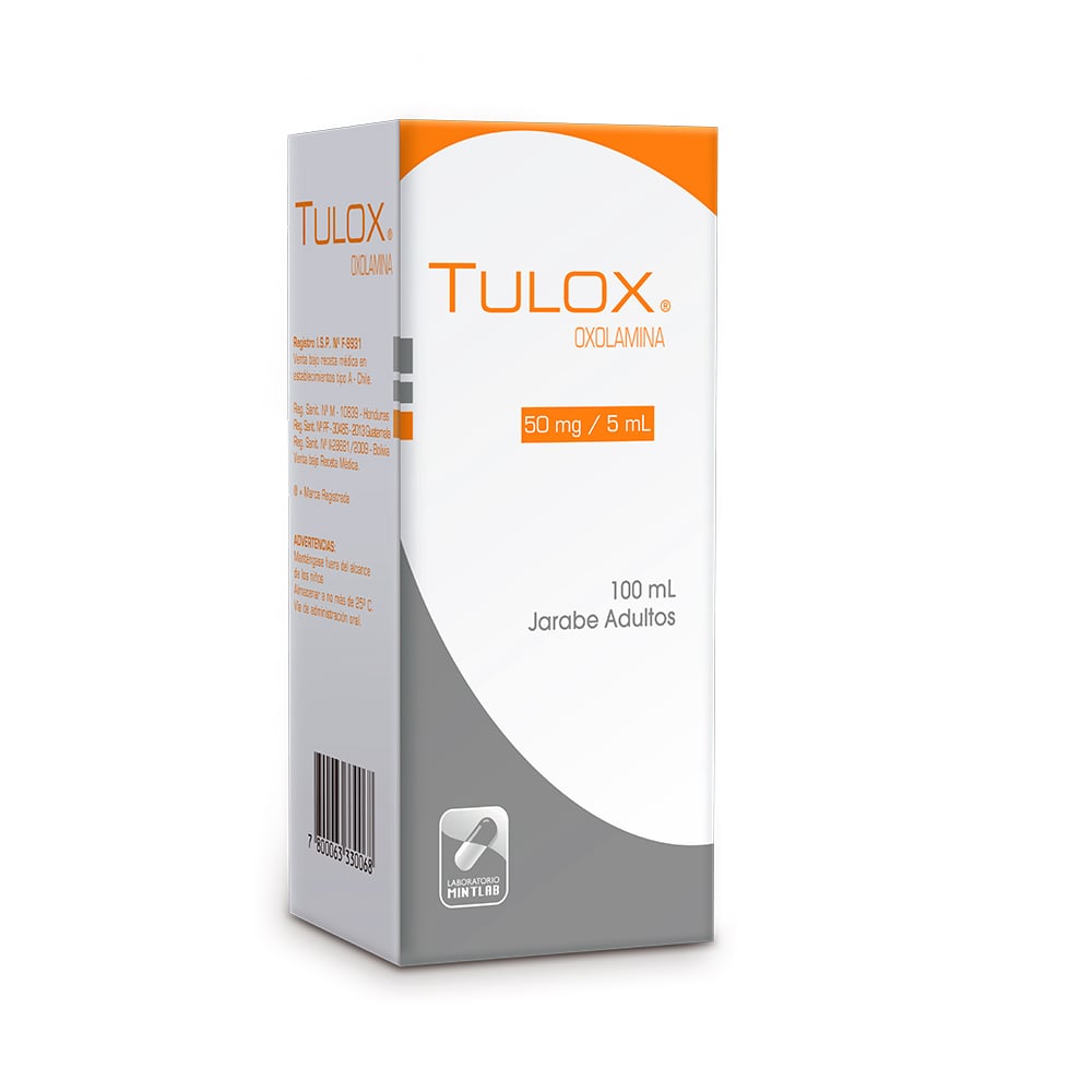 Tulox Adulto Oxolamina 50 mg / 5 mL Jarabe 100 mL | Cruz Verde