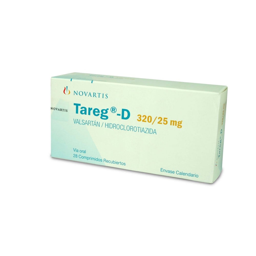 Tareg-D Valsartan 320 mg 28 Comprimidos Axon