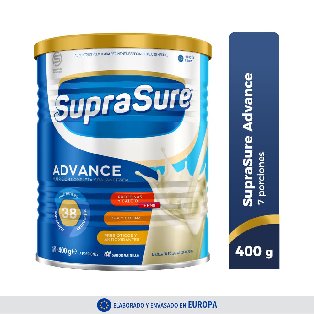 Suplemento en polvo Adulto Advance Lata 400gr | Cruz Verde