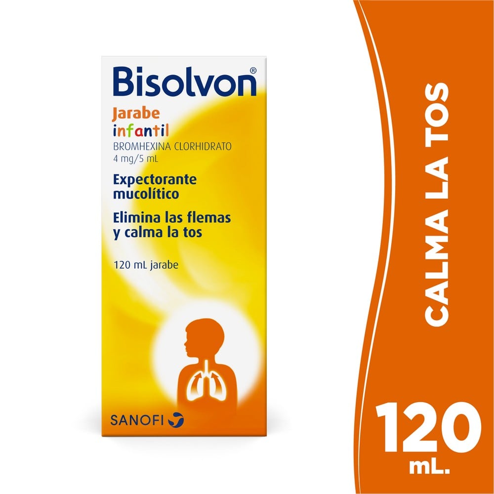 Bisolvon Children Syrup Jarabe Infantil Bisolvon 120ml, 44% OFF