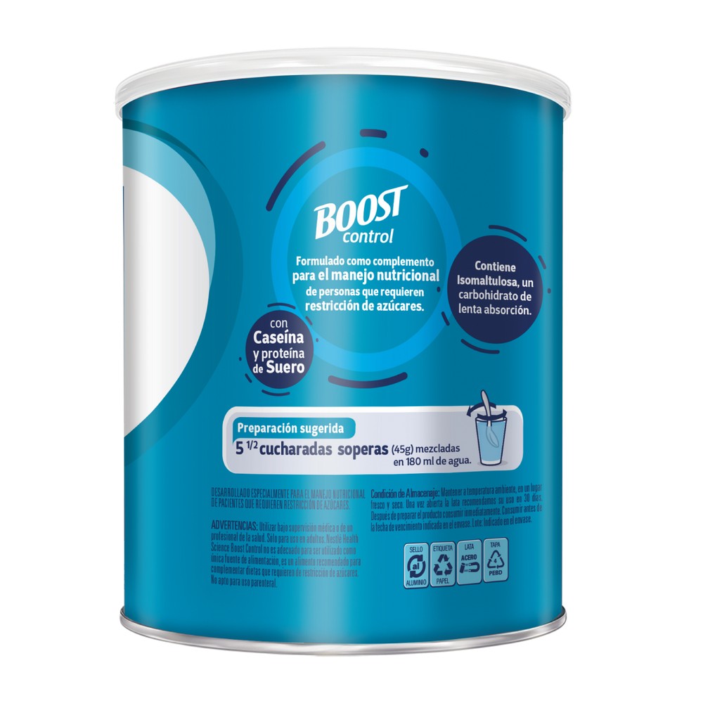 Complemento nutricional Control az?car sabor Vainilla 380 grs | Cruz Verde