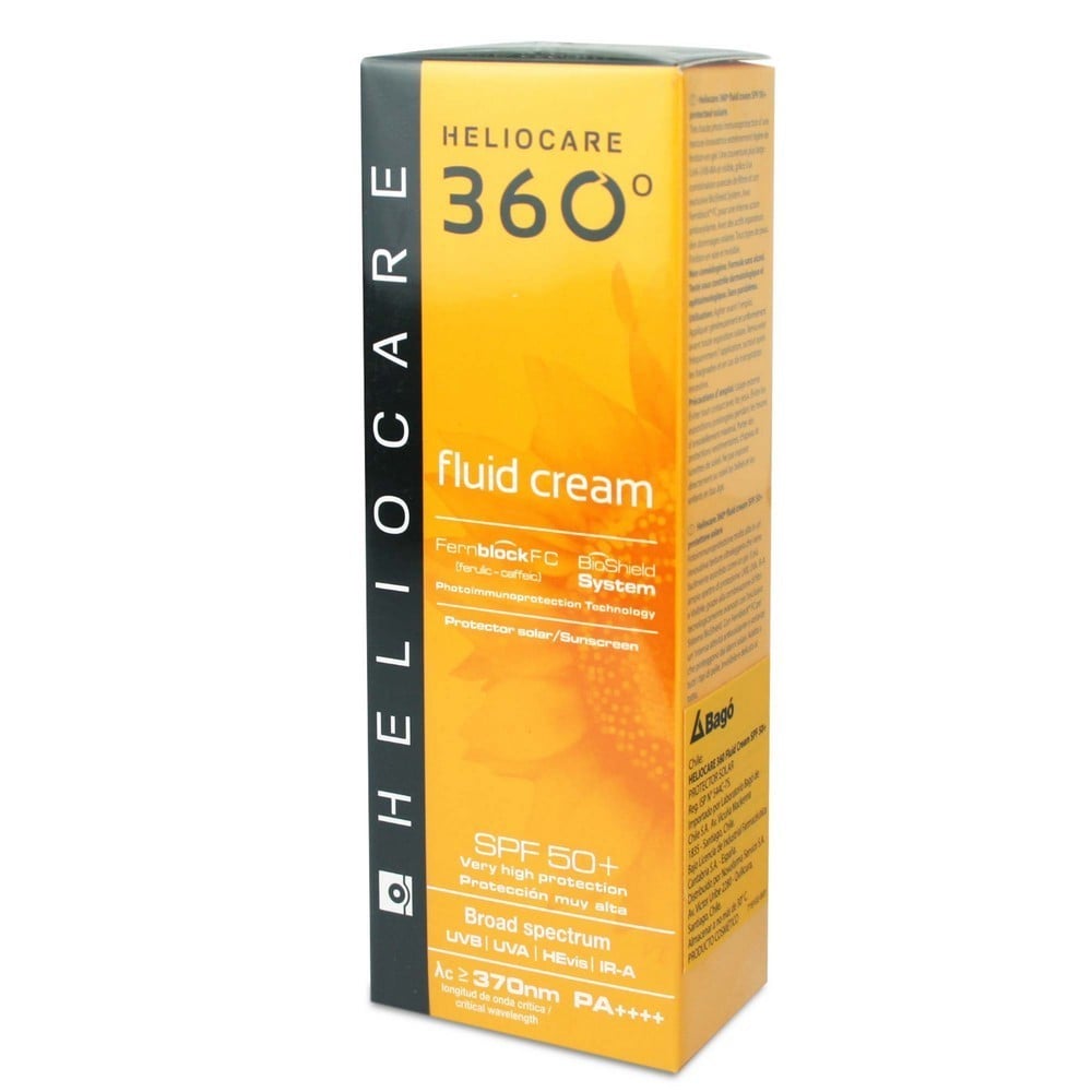 Heliocare 360 Fluid Cream Spf 50+ Protector Solar 50 mL | Cruz Verde