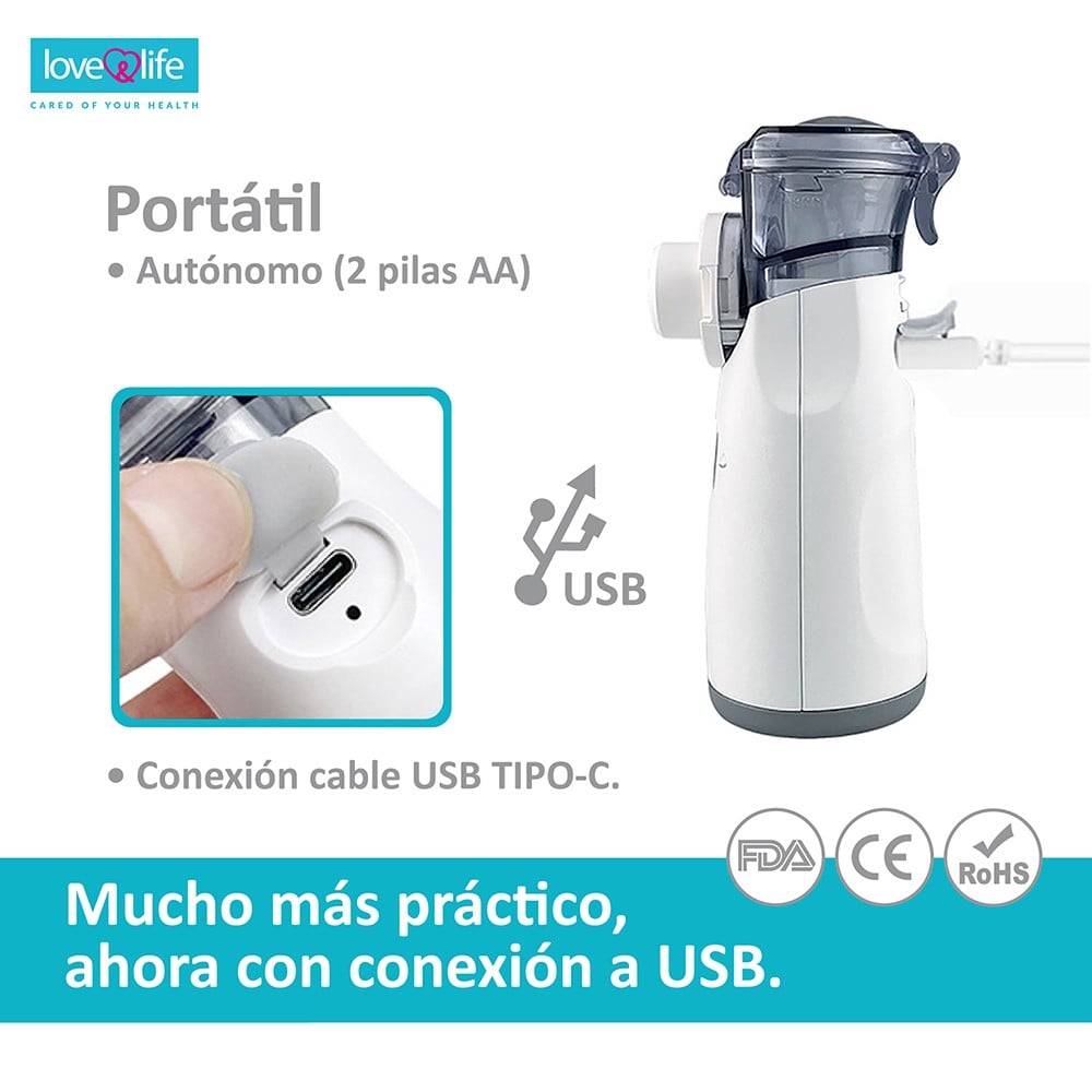 Nebulizador Portátil Niños y Adultos Farmacias Cruz Verde