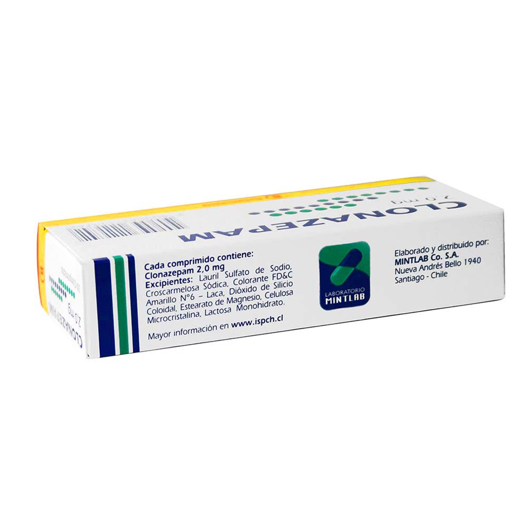 Clonazepam 2 mg precio españa