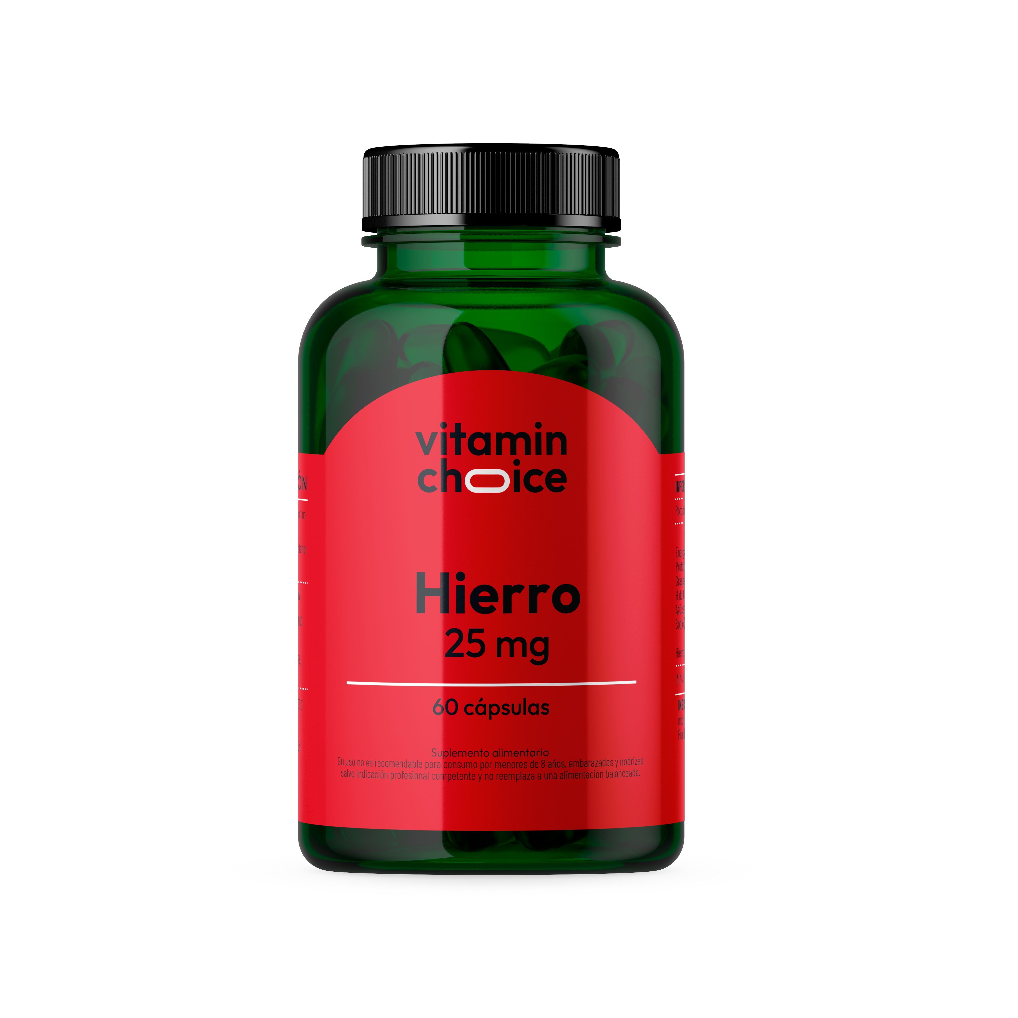 Hierro 25mg 60 Capsulas