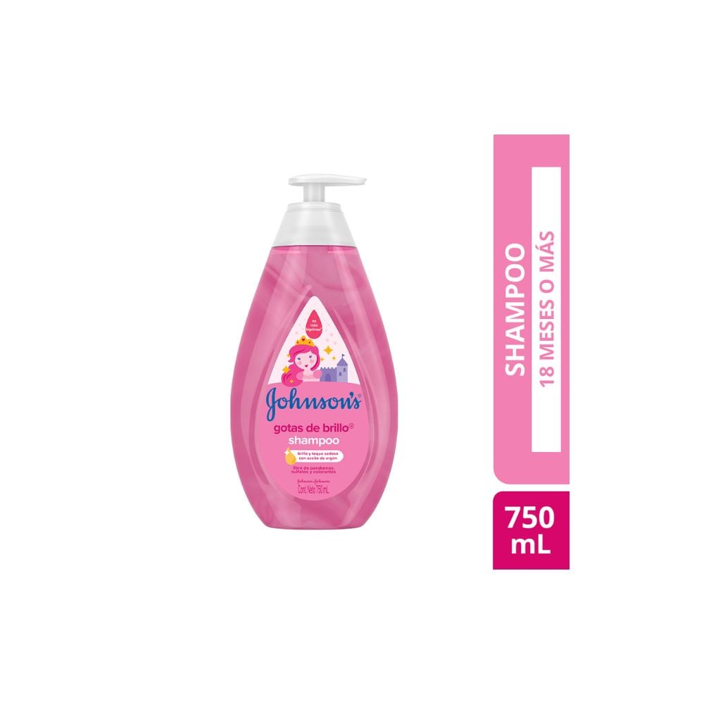 JOHNSON SHAMPOO BRILLITOS CON VALVULA 750 ML