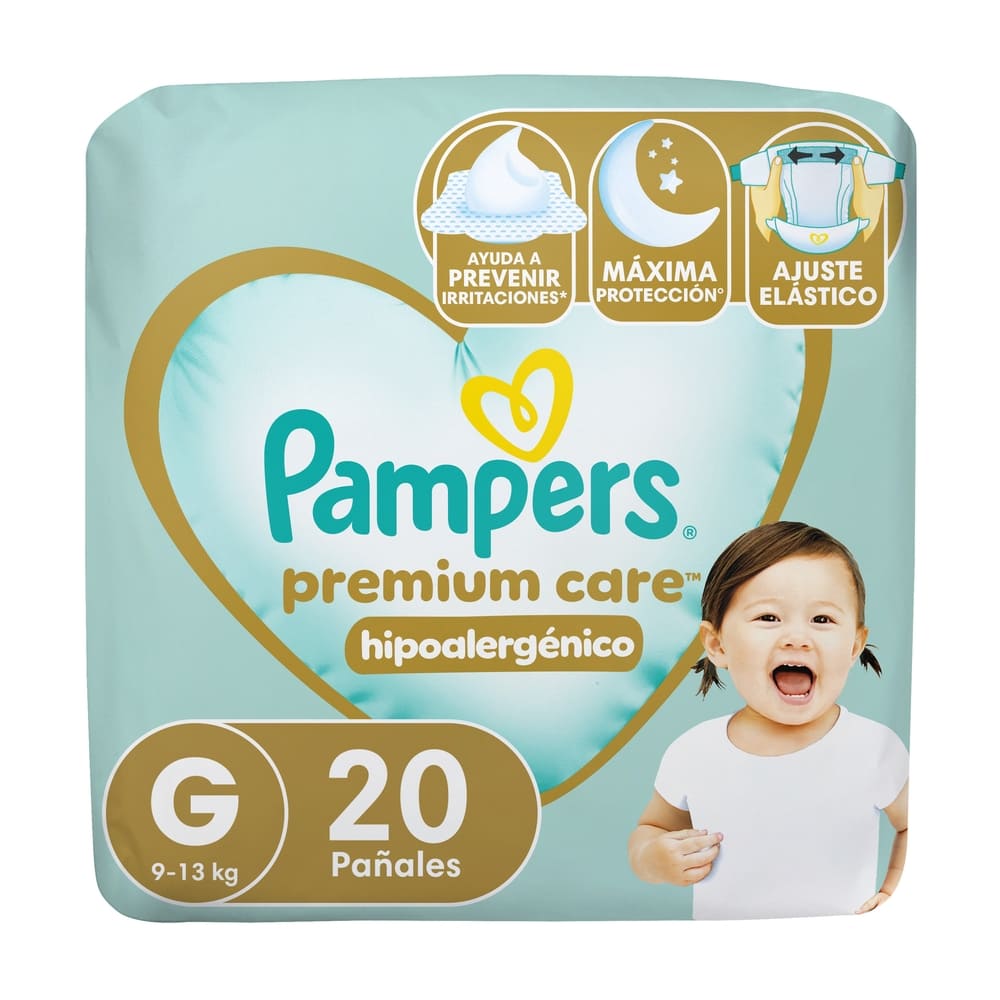 Premium Care Panales Desechables G 20 Unidades