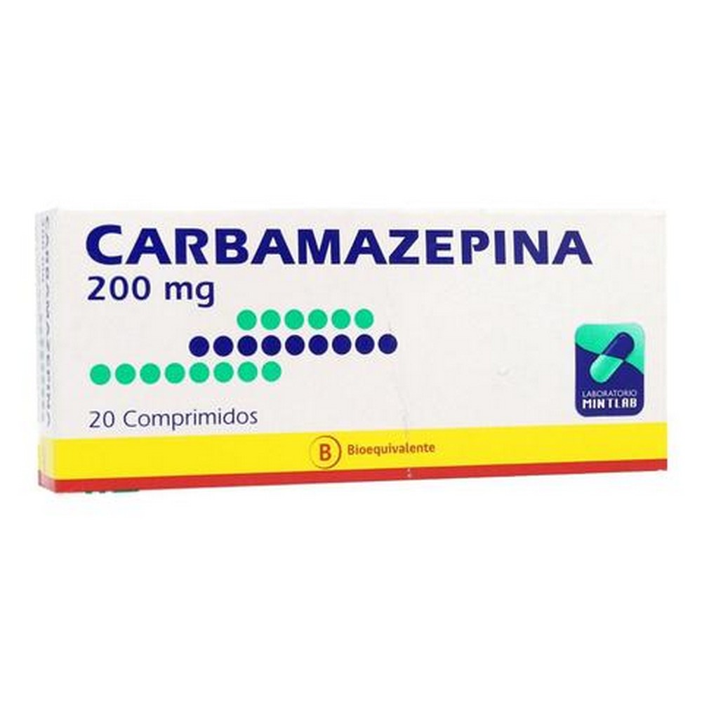 Carbamazepina 200 mg 20 Comprimidos