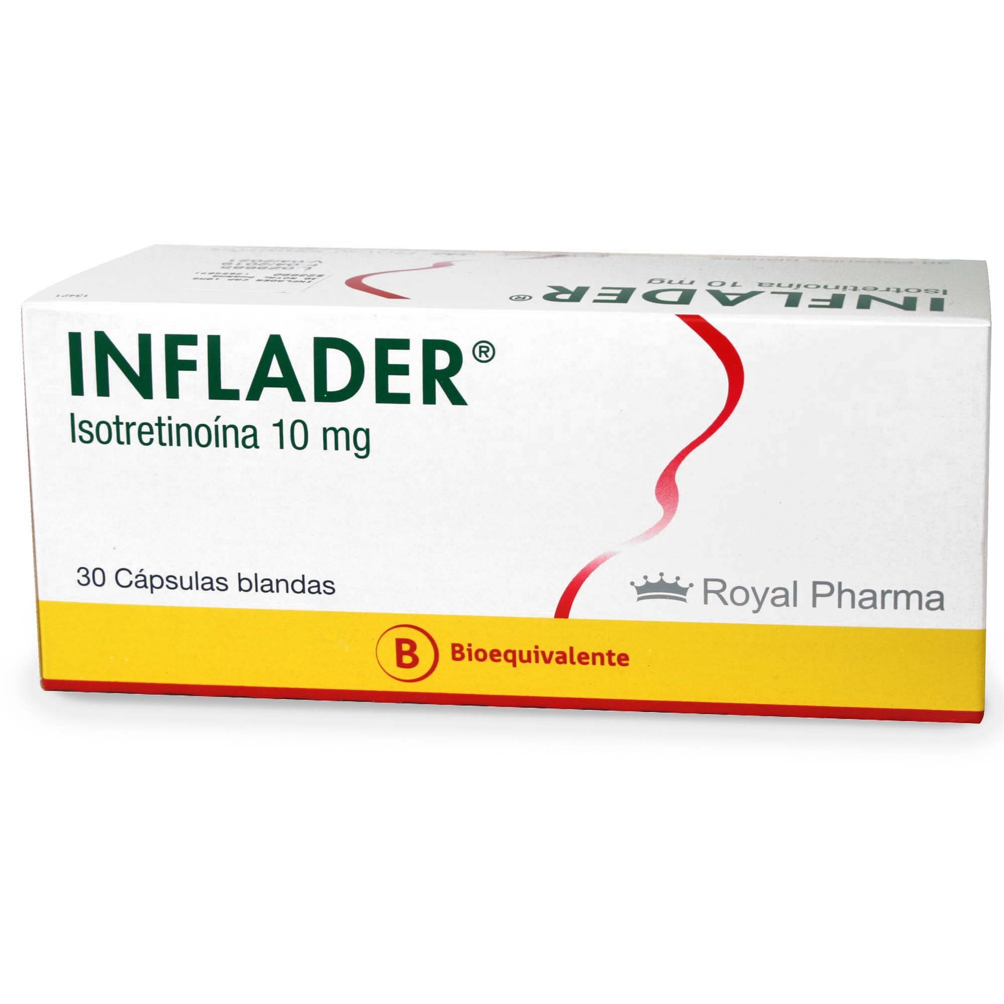 Inflader Isotretinoina 10 mg 30 Cápsulas Blandas