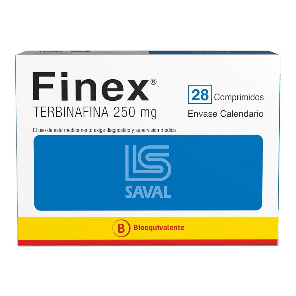 Finex Terbinafina 250 mg 28 Comprimidos