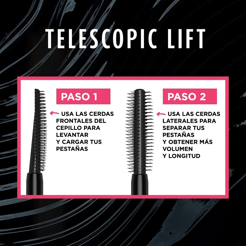 Máscara de Pestañas Telescopic Lift Black Waterproof Farmacias Cruz Verde