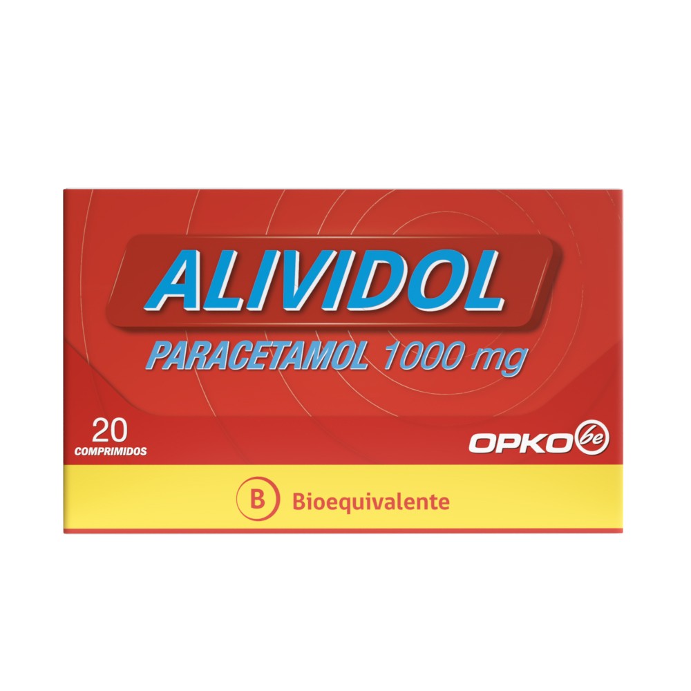 Alividol Paracetamol 1000 mg 20 comprimidos