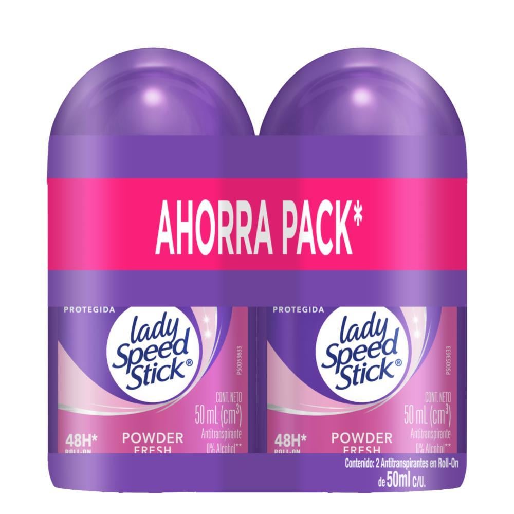 Desodorante en Roll On  24/7 Powder Fresh 50 Ml 2 Und
