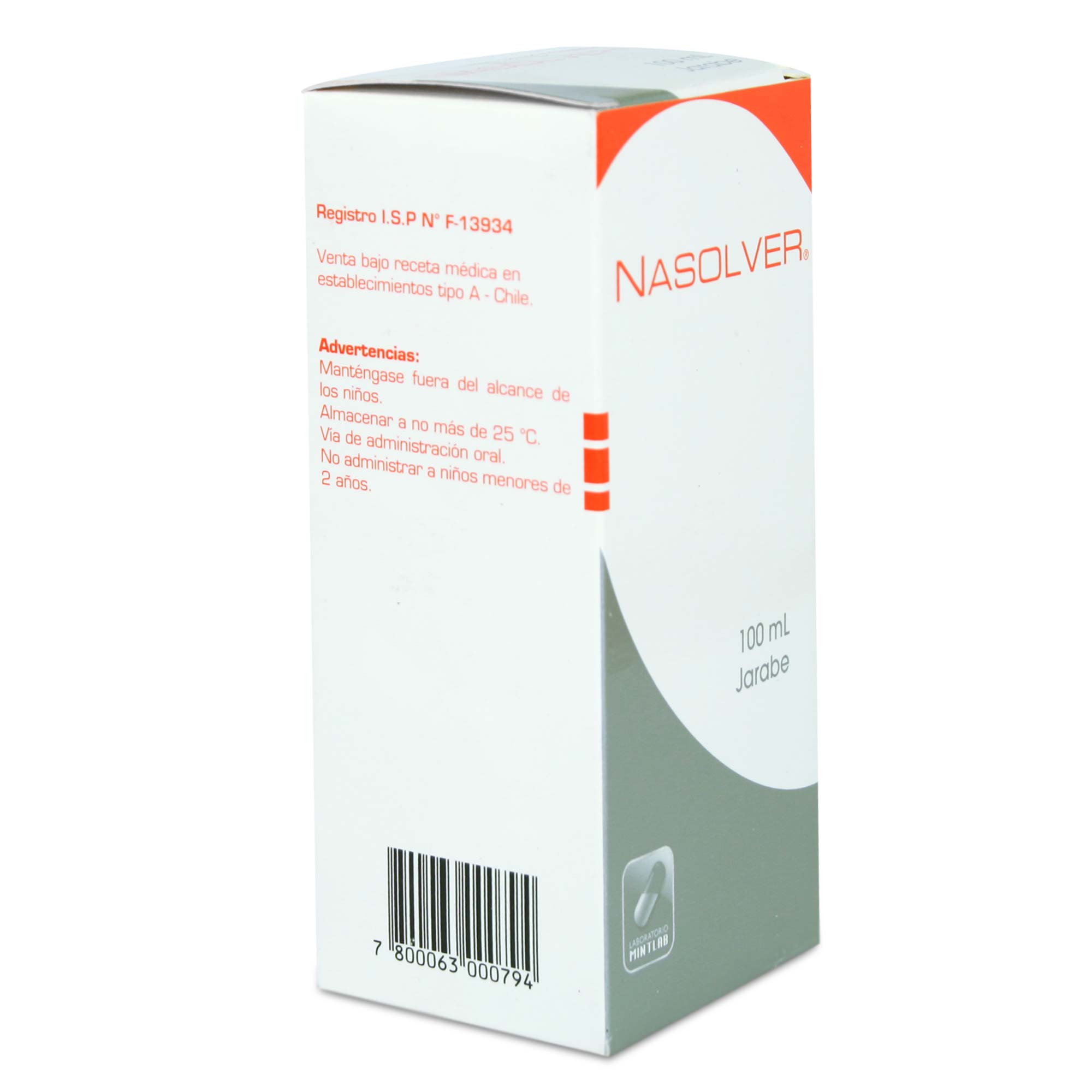 Nasolver Codeina 30 mg/5mL Jarabe 100 mL | Farmacias Cruz Verde