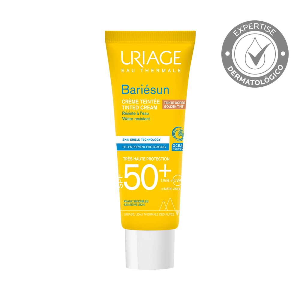 Protector Solar Rostro Bariésun Crema con Color SPF50+ 50ml | Cruz Verde