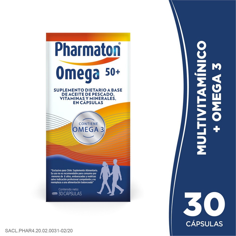 Complejo Vitamínico Pharmaton Protect Con Omega Precio - Main Image