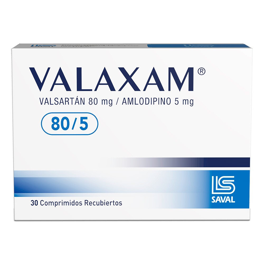 Valaxam 80/5 Valsartan 80 mg 30 Comprimidos