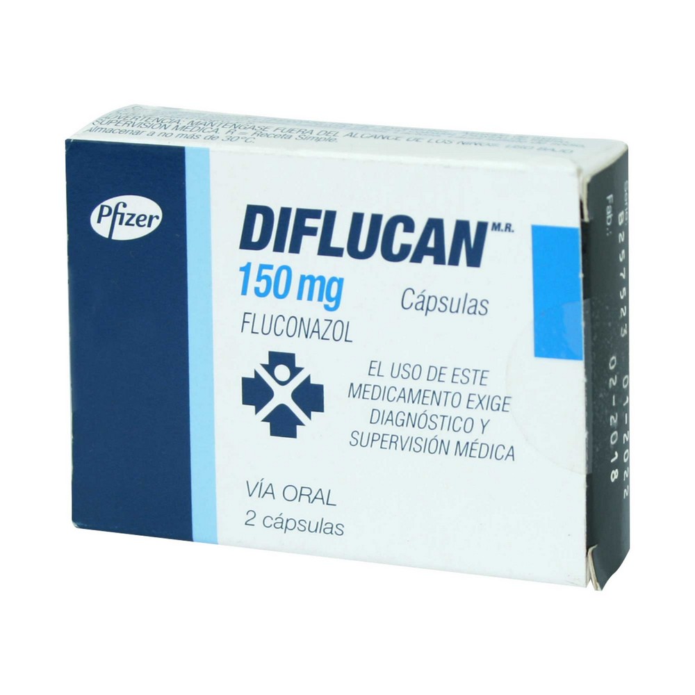 Diflucan Fluconazol 150 mg 2 Cápsulas | Farmacias Cruz Verde