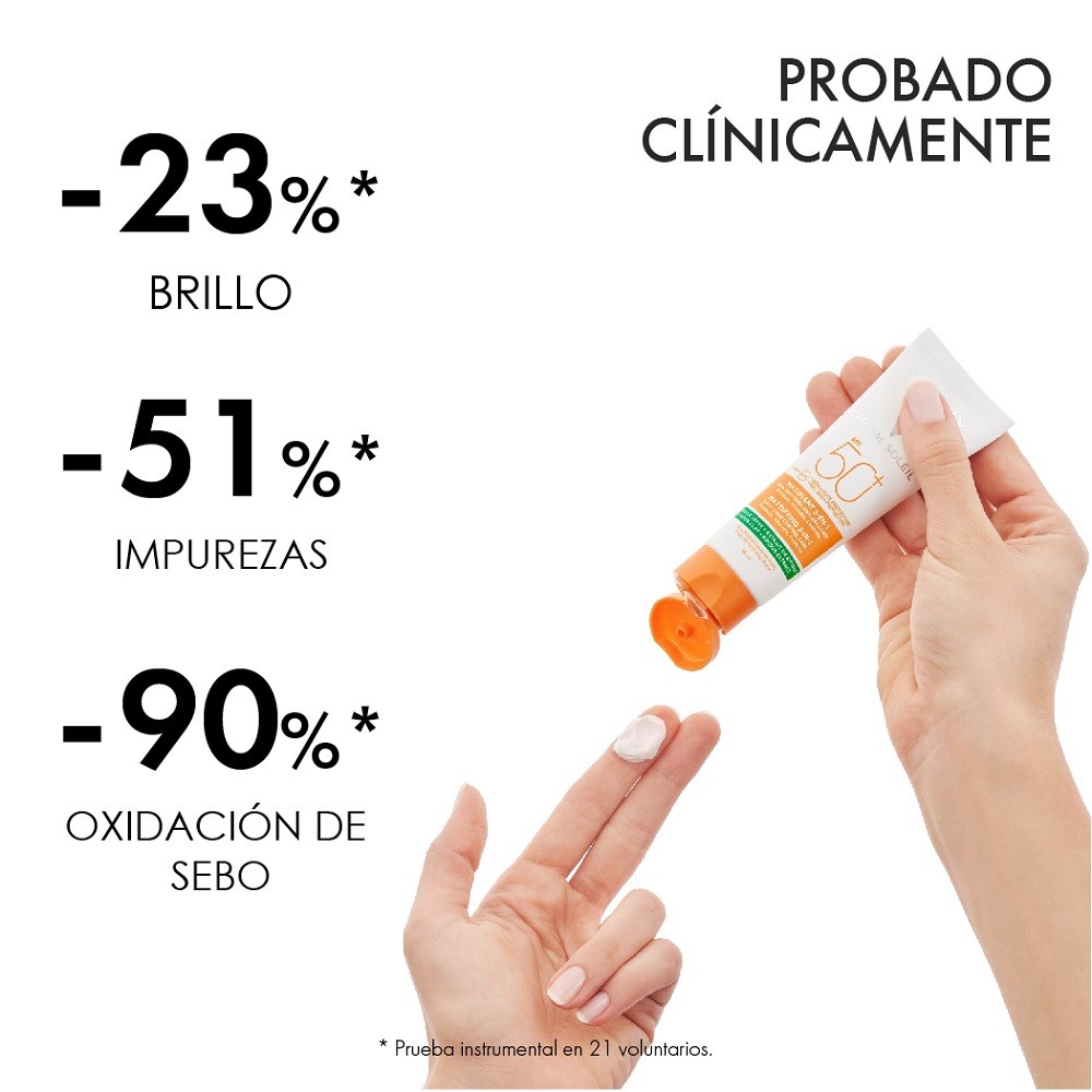 Protector Solar Rostro Capital Soleil Matificante 3 en 1 FPS 50+ 50 ml ...