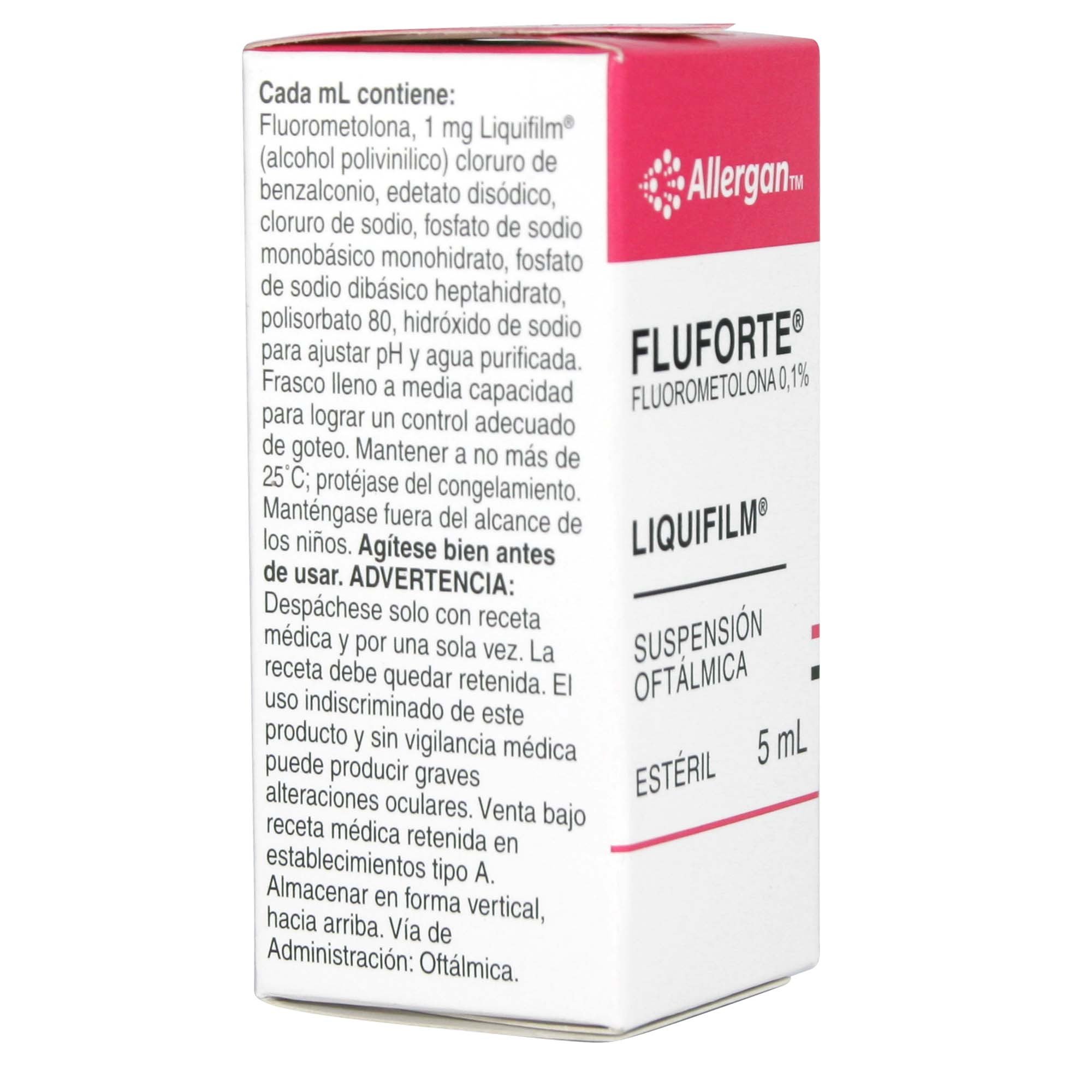 Fluforte Fluorometolona 0,1 Solución Oftalmica 5 mL Farmacias Cruz Verde