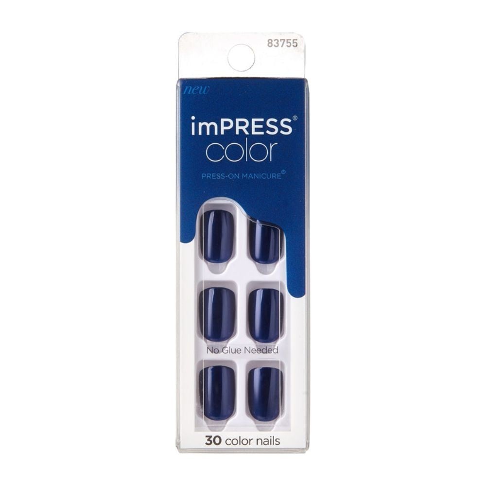 Impress Color Unas de Color 016 Never Too Navy X30