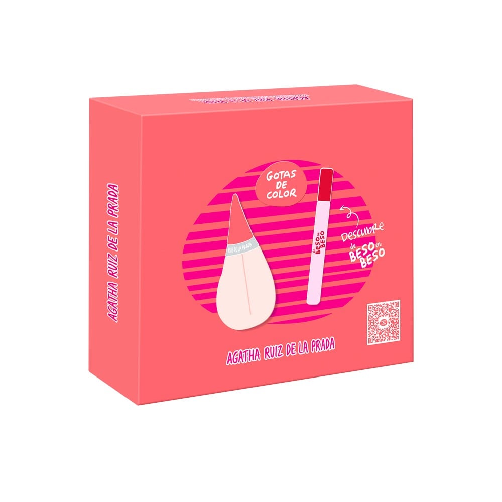 Set Regalo Perfume Mujer Gotas de Color EDT 50ml + Megaspritzer 10ml