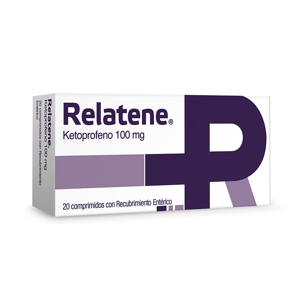 Relatene Ketoprofeno 100 mg 20 Comprimidos Recubiertos | Cruz Verde