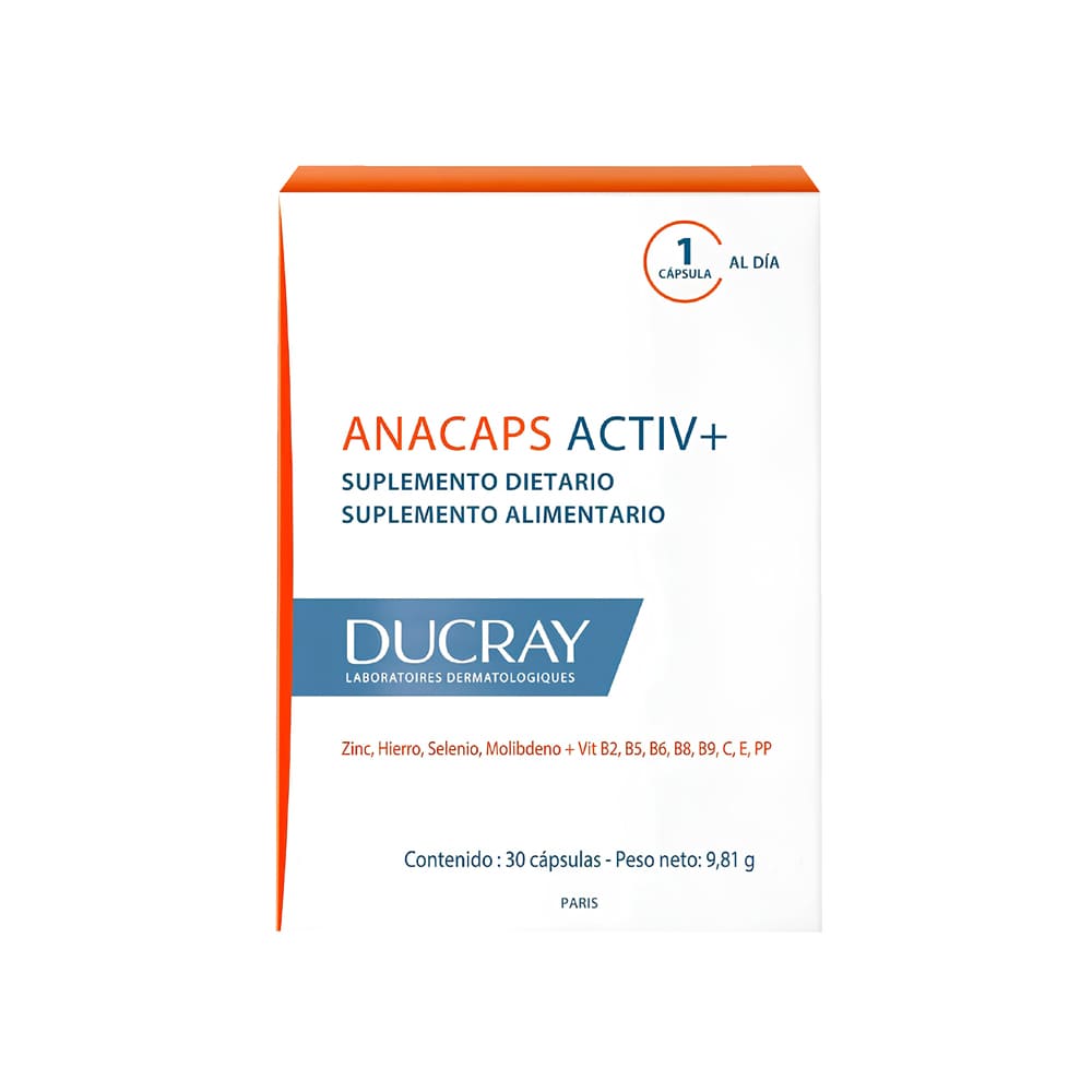 Anacaps Activ+ 30 Cápsulas Cruz Verde