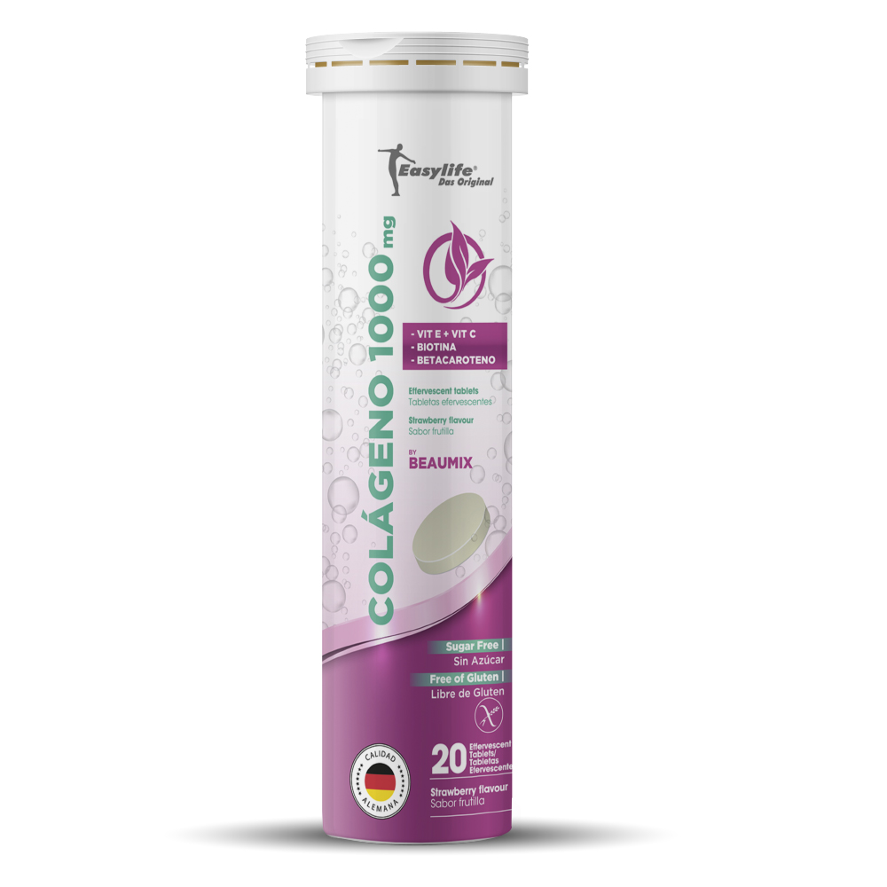 Beaumix 20 Tabletas de Colágeno Hidrolizado Efervescente