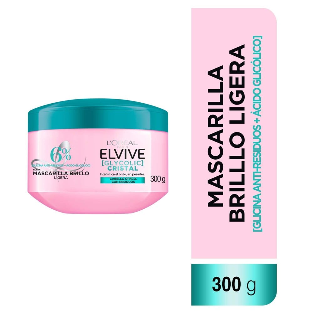Mascarilla Capilar Glycolic Cristal Ligera Cabello