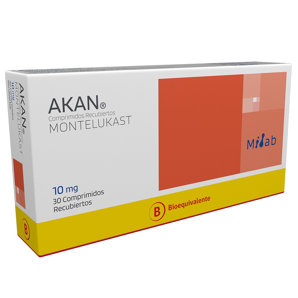 Akan Montelukast 10 mg 30 Comprimidos