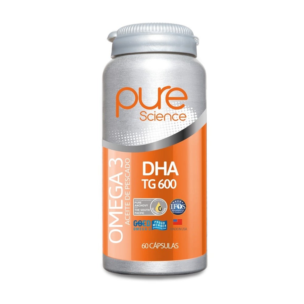 PureScience Omega 3 TG DHA 600 60 cápsulas | Farmacias Cruz Verde