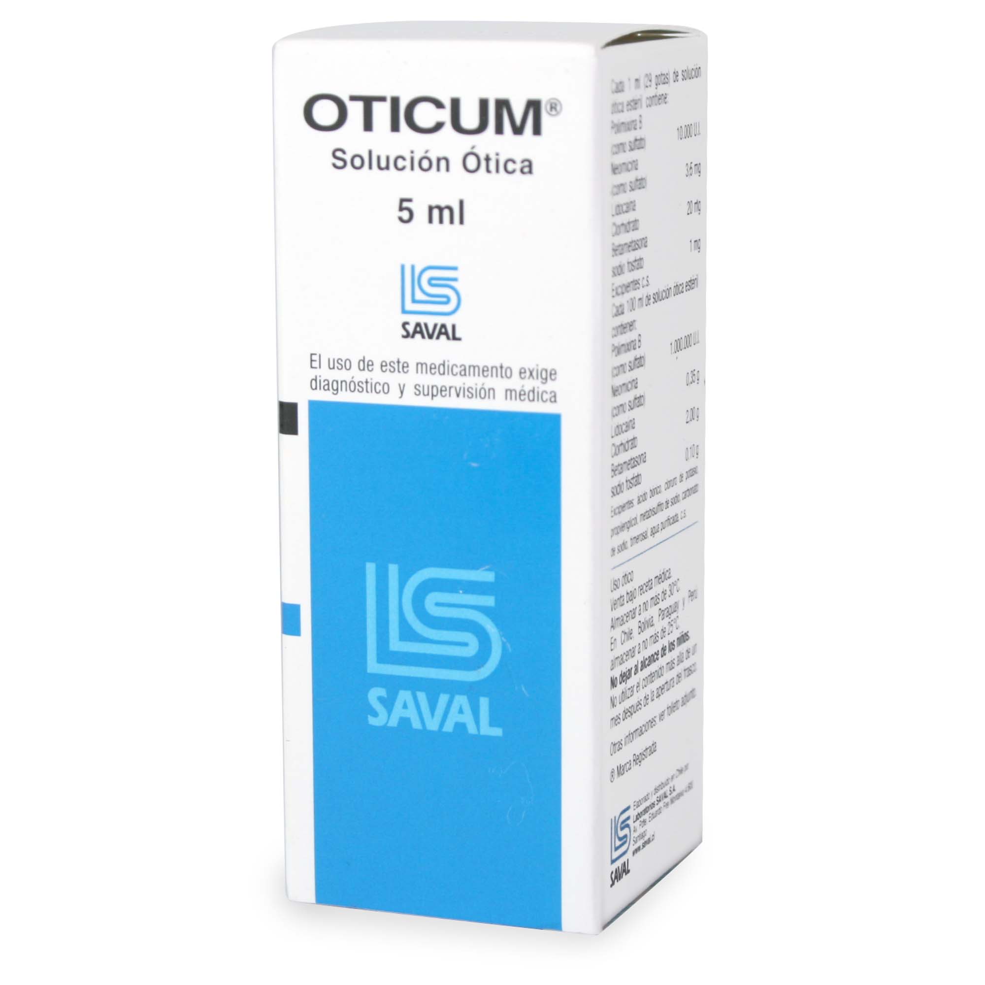 Oticum Solución Otológica 5 mL | Farmacias Cruz Verde