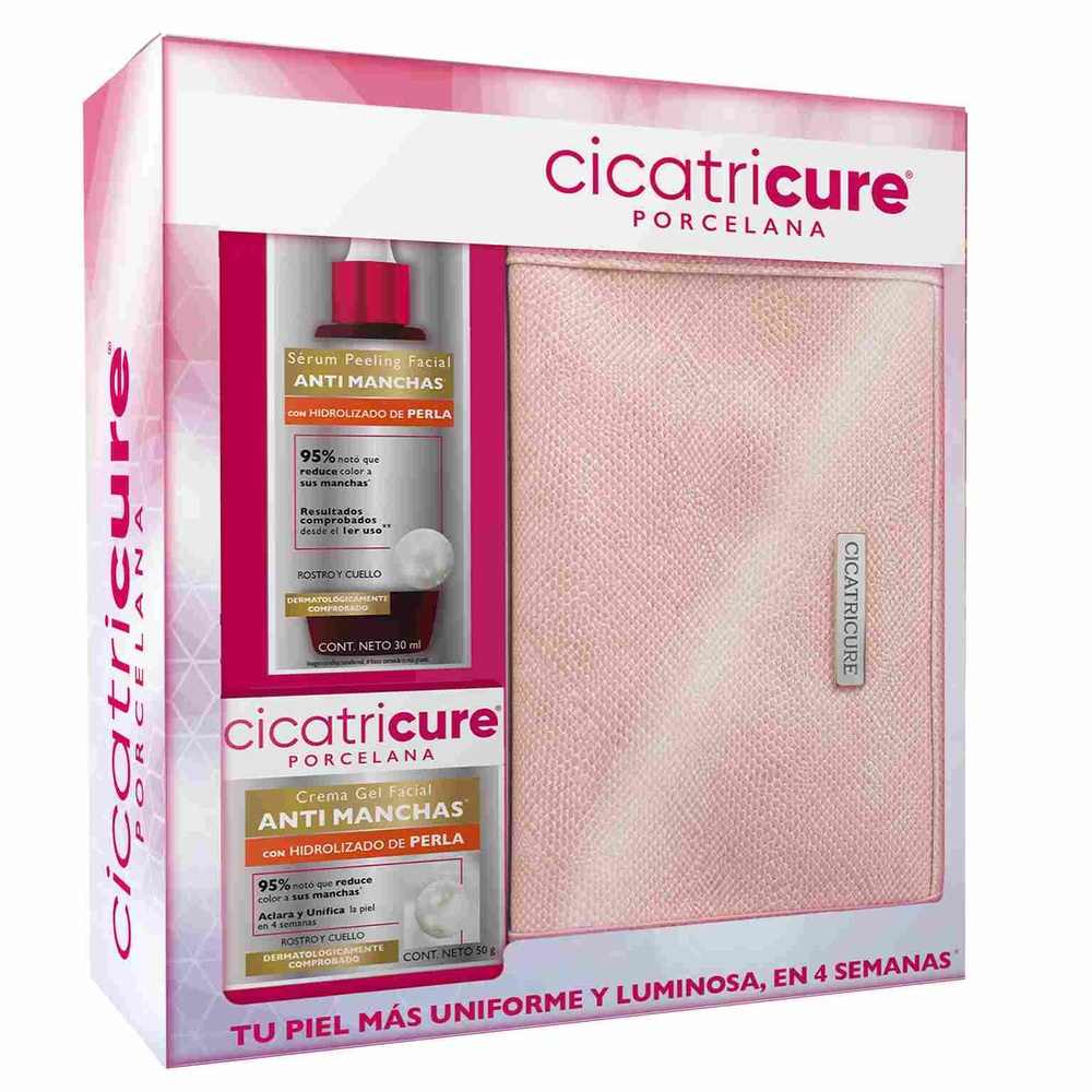 Pack Porcelana Serum Peeling 30Ml + Porcelana Crema Gel 50Gr + Cosmetiquero