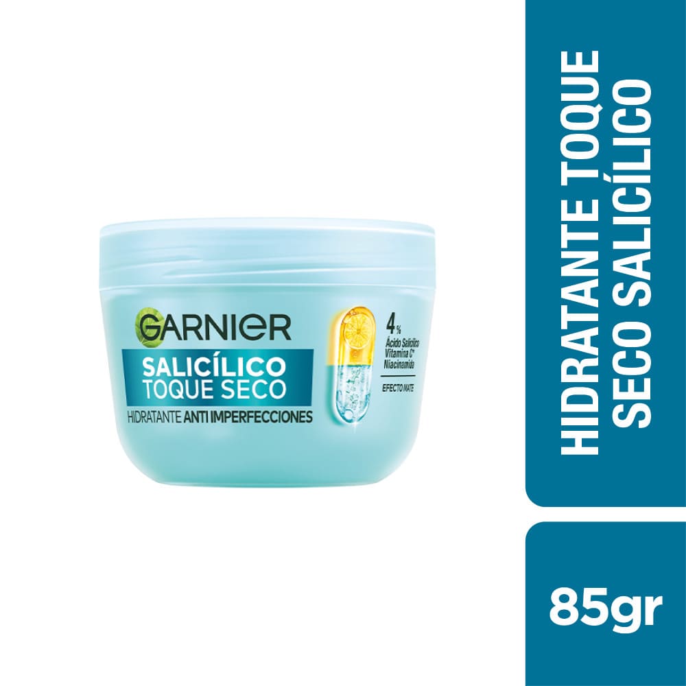 Crema Facial Toque Seco Acido Salicilico 85 Gr