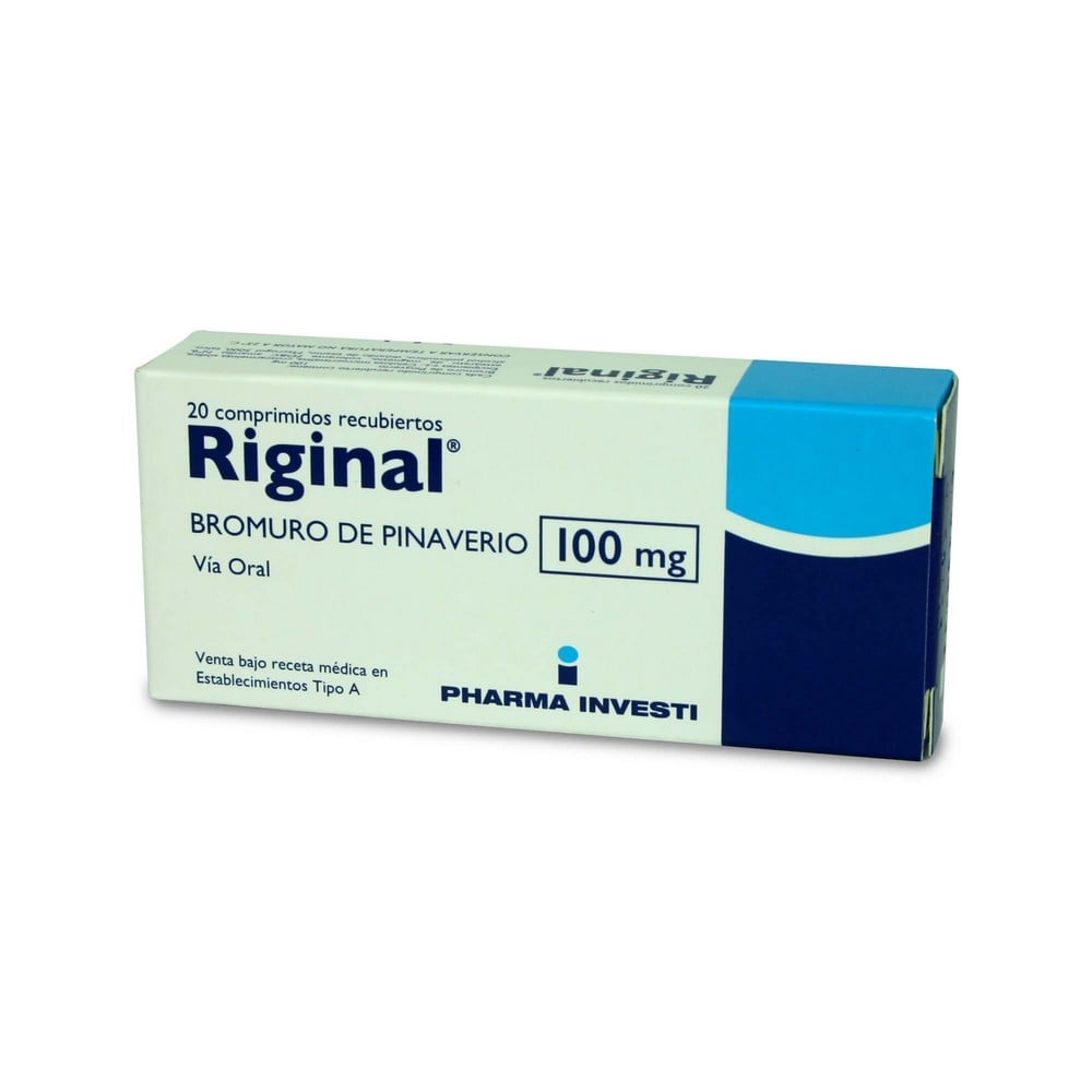Riginal Bromuro De Pinaverium 100 mg 20 Comprimidos | Farmacias Cruz Verde