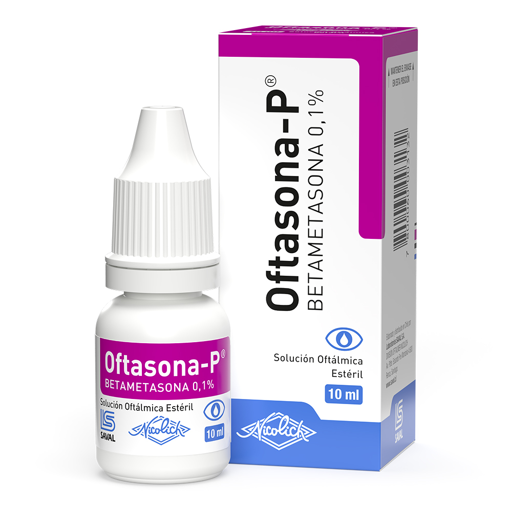 Oftasona-P Betametasona 0,1% Solución Oftálmica 10 mL