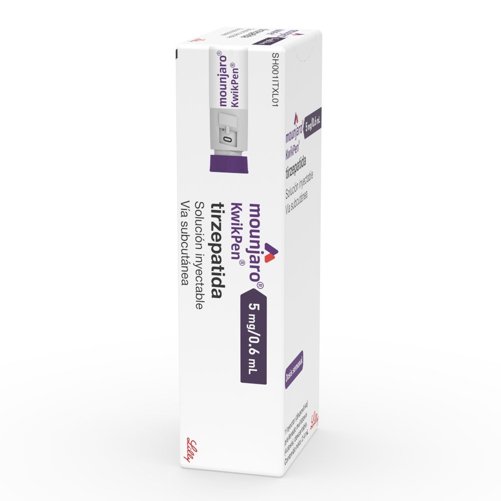 tirzepatide precio chile cruz verde Mounjaro 5 Mg/0,6 Ml Solución Inyectable Kwikpen
