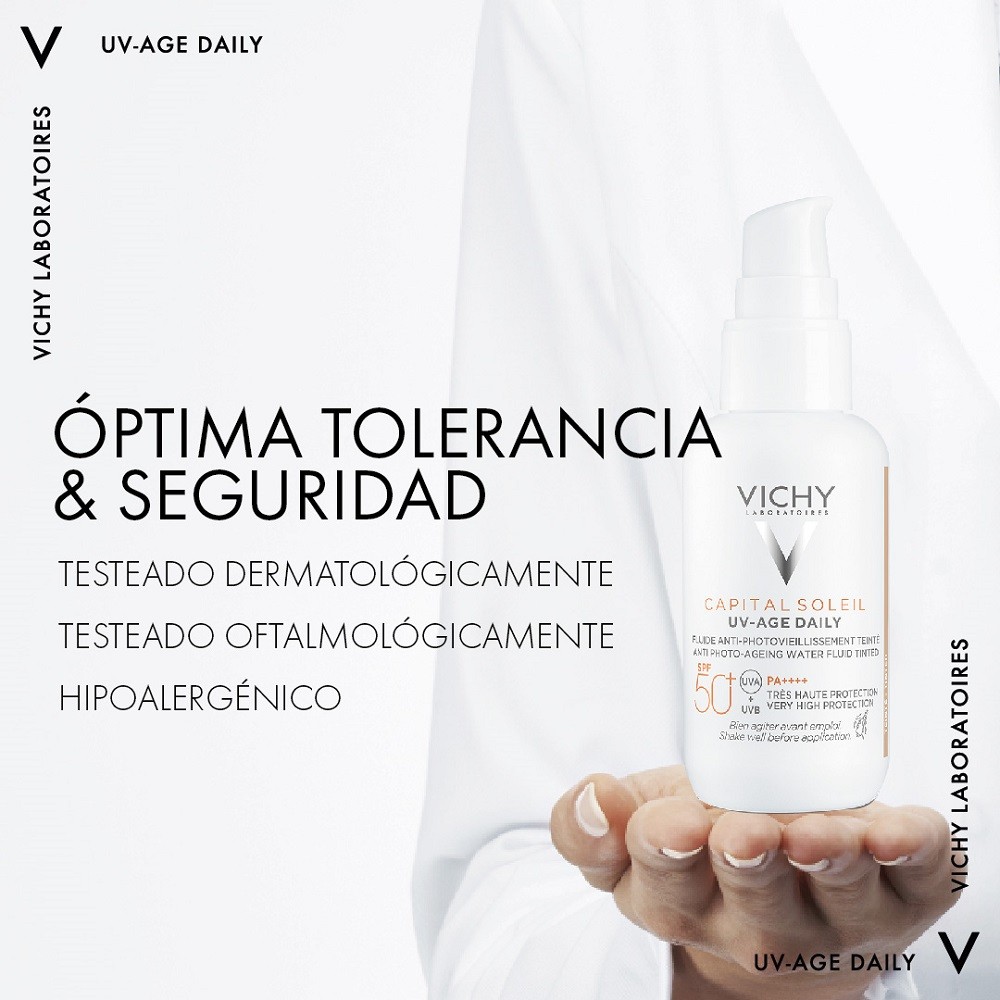 Protector Solar Rostro Capital Soleil UV Age Daily FPS 50+ 40 ml ...