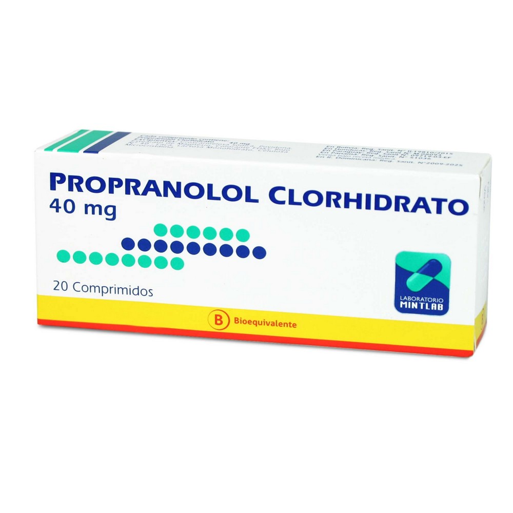 Propranolol 40 Mg Dónde Comprar