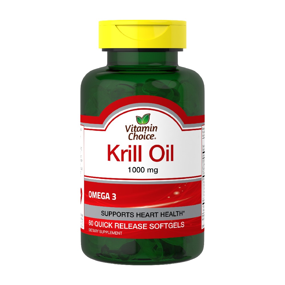 Krill Oil 1000 mg 60 Cápsulas Blandas Farmacias Cruz Verde