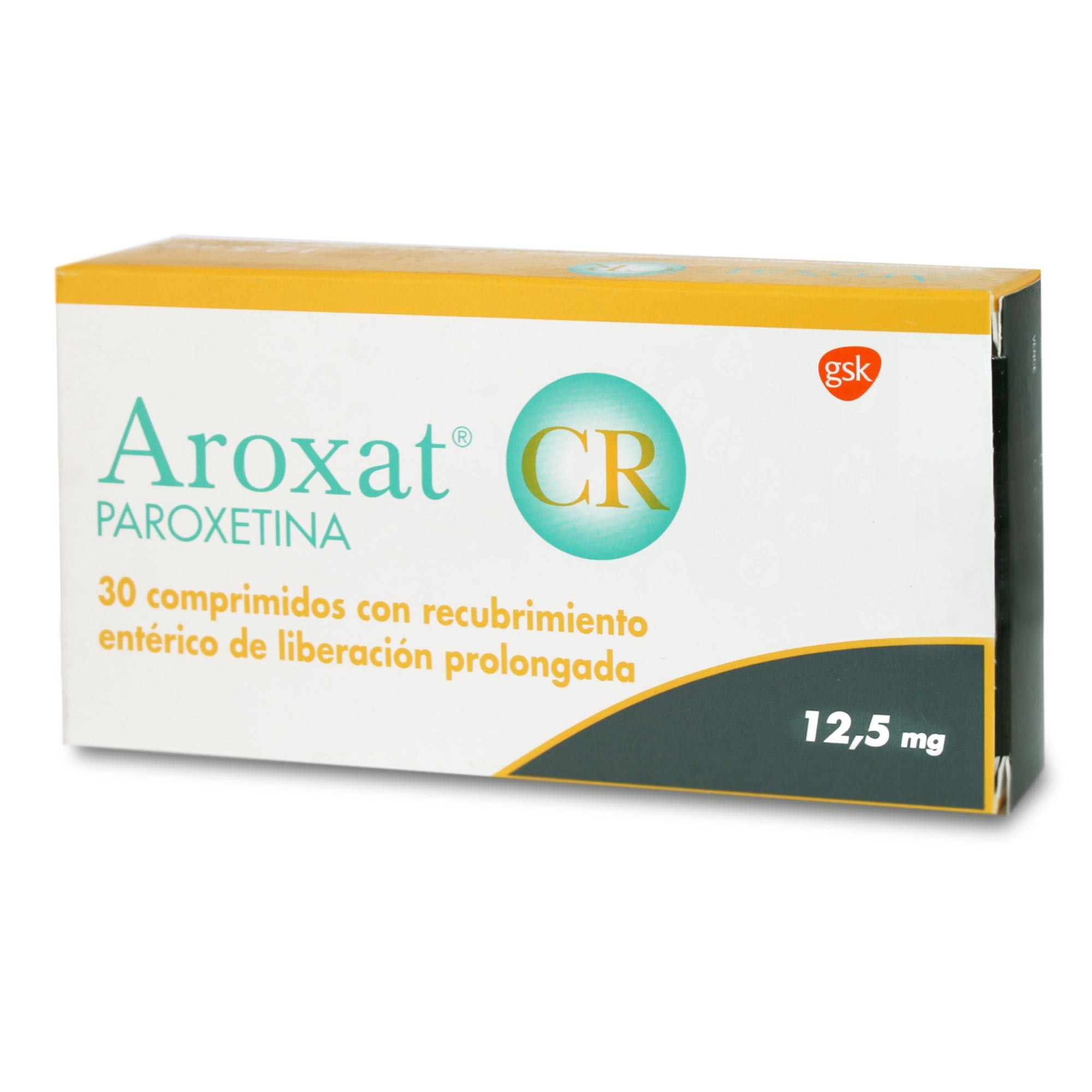 Aroxat CR Paroxetina 12,5 mg 30 Comprimido Liberacion Prolongada