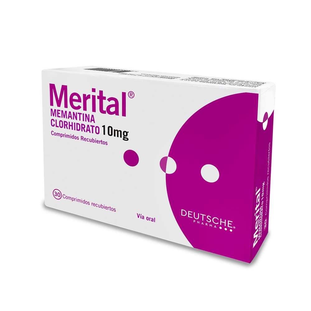 Merital Memantina 10 Mg 90 Comprimidos Farmacias Cruz Verde 