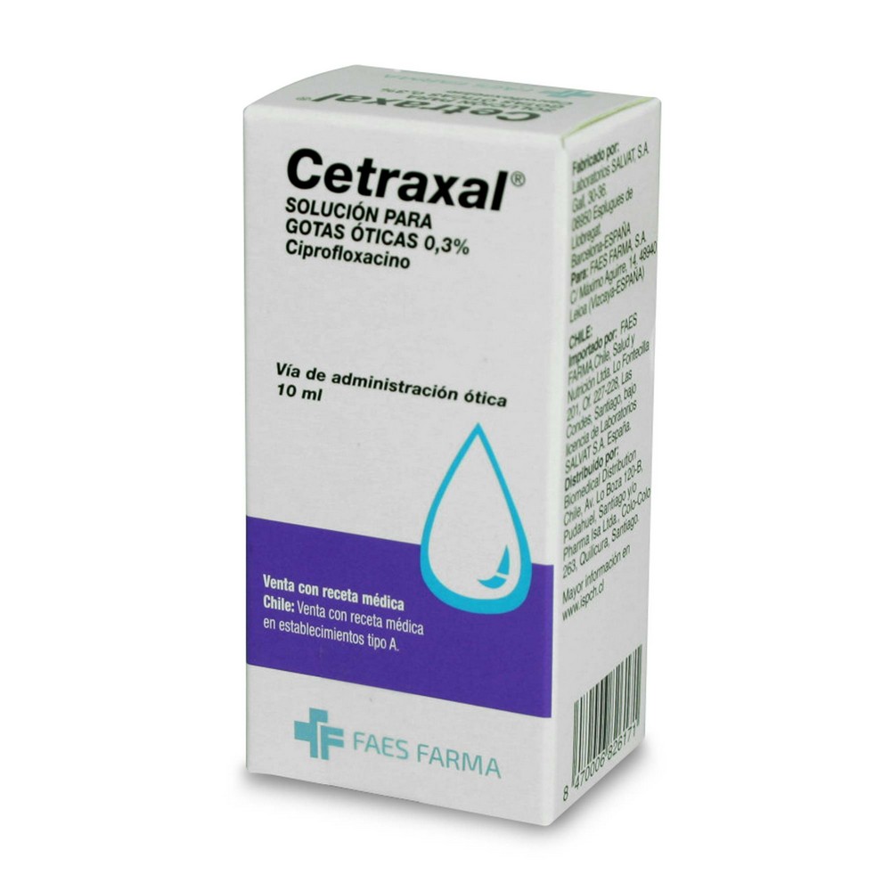 Cetraxal Ciprofloxacino 0,3% Gotas 10 mL